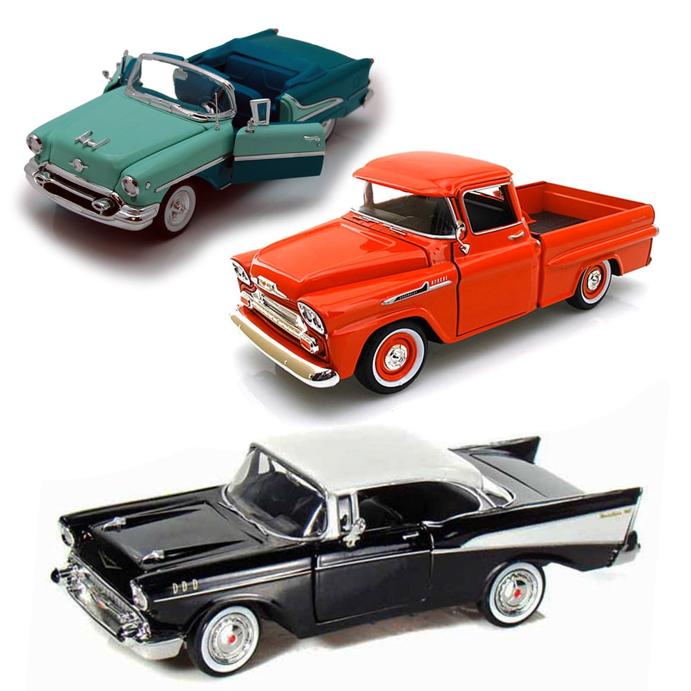 Best of 1950s Diecast Cars Set 5 Set of Three 1/24 Scale Diecast