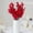 Red, variant on 4pcs Flowers All Over The Sky Silk Flower Dried Bouquets Wedding Restaurant Decoration Party Wedding New Year Flower Garland for Weddings Flowers under $14 Rose Heads Flowers And Vase Wedding Flowers