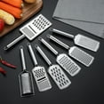 thumbnail image 2 of OIUR Stainless Steel Lemon Zester Cheese Grater Heavy Duty Kitchen Tools for Parmesan Chocolate Garlic Fruits Vegetables Ginger Grater Vegetable Shredder, 2 of 7