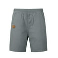 thumbnail image 5 of Cethrio Boys Cargo Shorts, Summer Elastic Waist Knee Length Casual Running Shorts Gray Size 8, 5 of 7