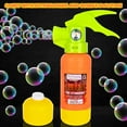 thumbnail image 2 of ArtCreativity Firefighter Bubble Toy for Kids Ages 3+ – Automatic Bubble Blower with Solution, Vibrant Orange & Green, Fun Outdoor Play, 2 of 8