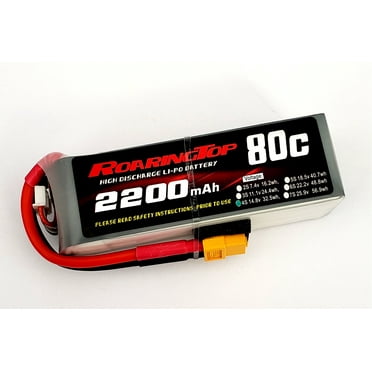 Roaring Top 80C 2200mah 3S LiPo Battery Pack with XT60 Plugs
