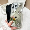 thumbnail image 4 of Compatible with iPhone 14 Pro 6.1''2022 Mirror Phone Case, Flexible and Cute Heart Shape Soft Silicone Transparent Makeup Mirror Women Girls Shockproof Case for iPhone 14 Pro 6.1'' Case, 4 of 6