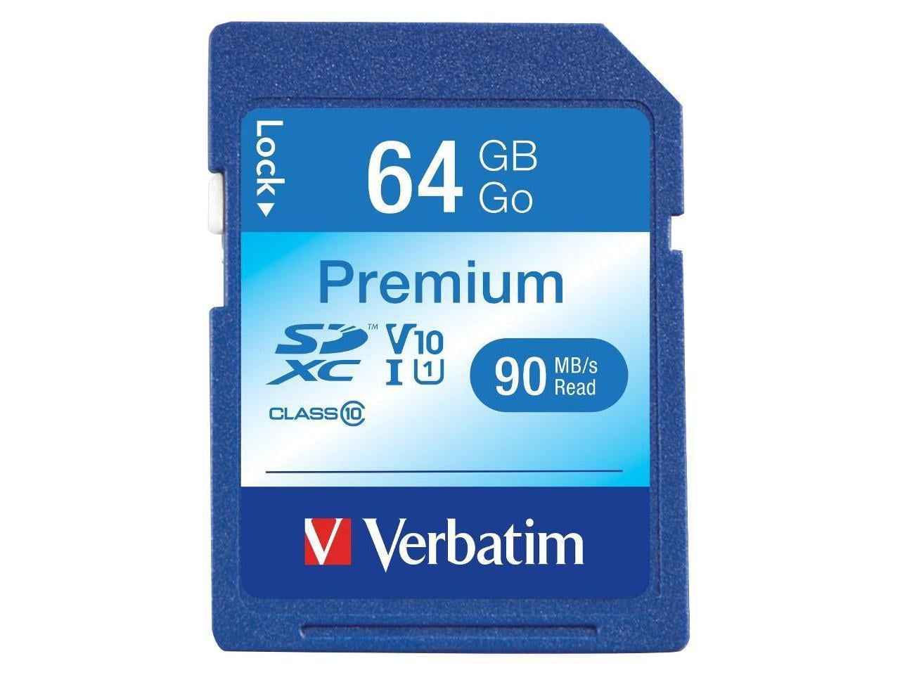 Verbatim Premium - Flash Memory Card - 64 Gb - Class 10 - Sdxc