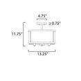 thumbnail image 3 of Maxim Lighting - Sentinel - 3 Light Semi-Flush Mount-11.75 Inches Tall and 13.25, 3 of 5