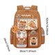 thumbnail image 3 of Mochila Con Capibara De Gran Capacidad Para Estudiantes De Secundaria Resistente Y Fácil De Limpiar Diseño Ergonómico Para La Espalda, 3 of 7