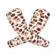 thumbnail image 2 of Sun Protection Arm Sleeves For Men Women, Pink Brown Beige Chocolate Print Sleeves To Cover Arms With Thumb Hole Cooling Sleeve, 2 of 2