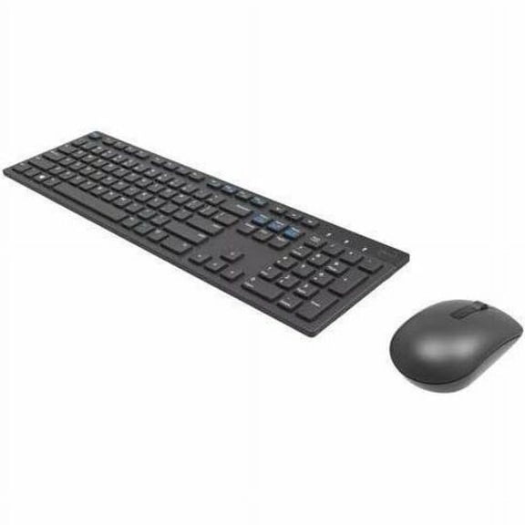 Dell KM636 - Keyboard and mouse set - wireless - 2.4 GHz - Spanish QWERTY - Brown Box - for Inspiron