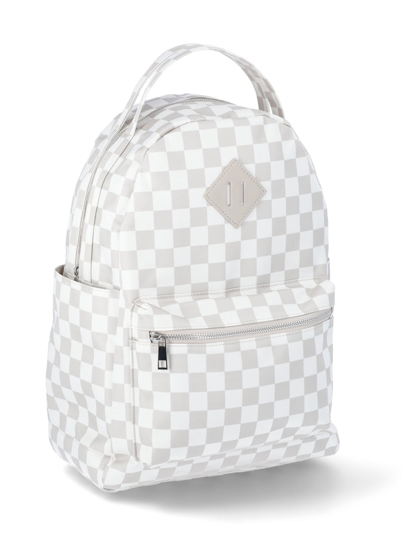 No Boundaries Dome Backpack, Tan Checker, Women display picture 3