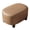 /Brown, variant on 10 Inch Leather Upholstered Pouf Ottoman Wooden Step Stool For Couch Small Footrest Modern Shoe Stool For Home, Living Room, Entryway, Bedroom, Closet, Office