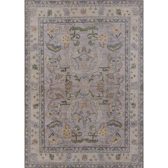 Ahgly Company Machine Washable Indoor Rectangle Industrial Modern Sandstone Brown Area Rugs, 2' x 3'