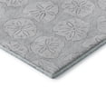 thumbnail image 4 of Addison Rugs Mayfield Washable Coastal Sanddollar Gray Rectangle Rug, 5' x 7'6", 4 of 6