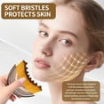 thumbnail image 6 of Lymphatic Contour Face Brush, Wooden Curved Facial Massage Brush Soft Bristles for Face Neck Lymph Drainage Sculpting with Protective Storage Case, 6 of 7