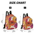 thumbnail image 2 of FORMRS Mini Backpack Purse for Women Travel Daypack Casual Shoulder Bag, Purple Hand Drawn Floral, 2 of 7