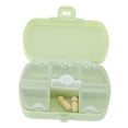 thumbnail image 2 of Unique Bargains 1 Pc Pill Case 6 Grid Portable Mini Pill Box Green, 2 of 6