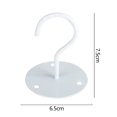 thumbnail image 4 of Gancho De Techo De Hierro Gancho de techo de hierro multifunción fuerte gancho de pared para baño de cocina (blanco 2) Sywqhk Libre de BPA, 4 of 8