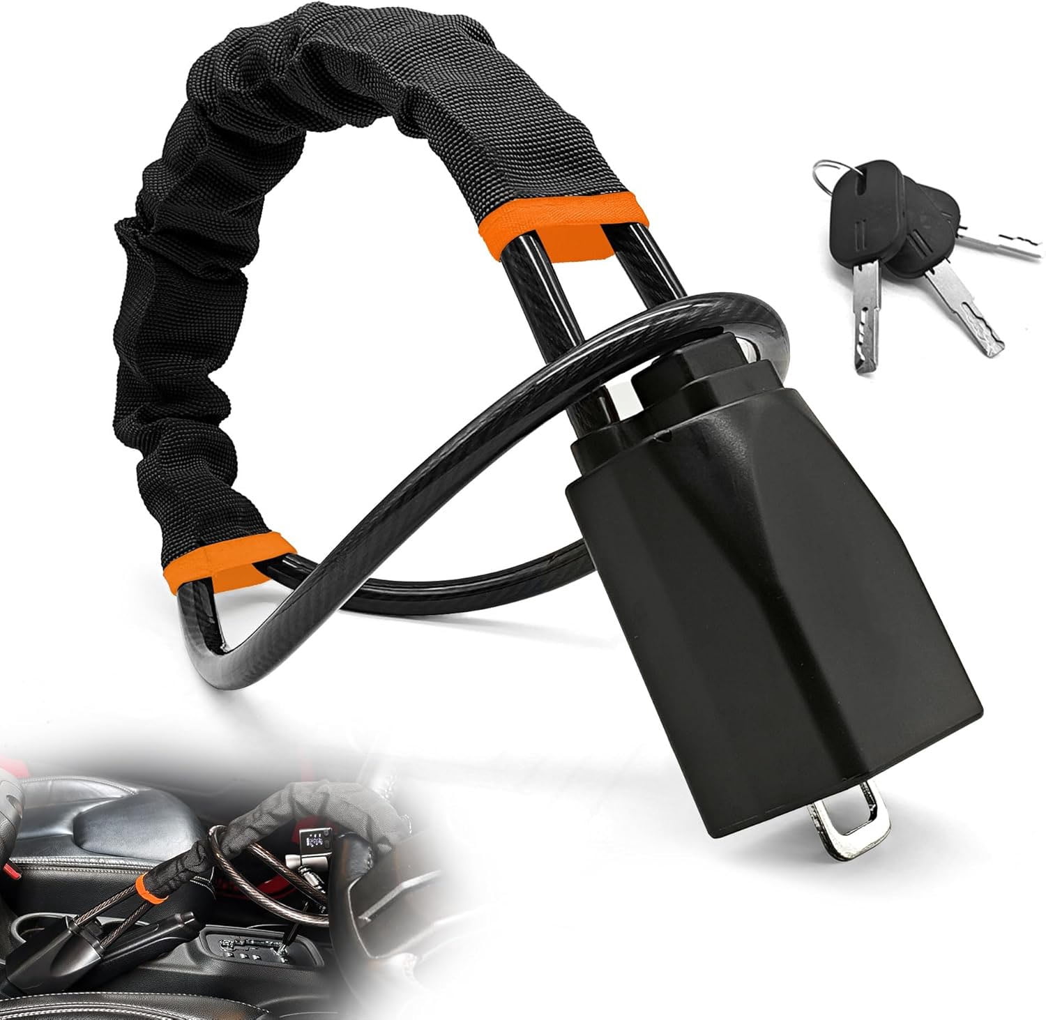 Kernel, Brake Pedal Lock, V35, Heavy-Duty Anti Theft Device