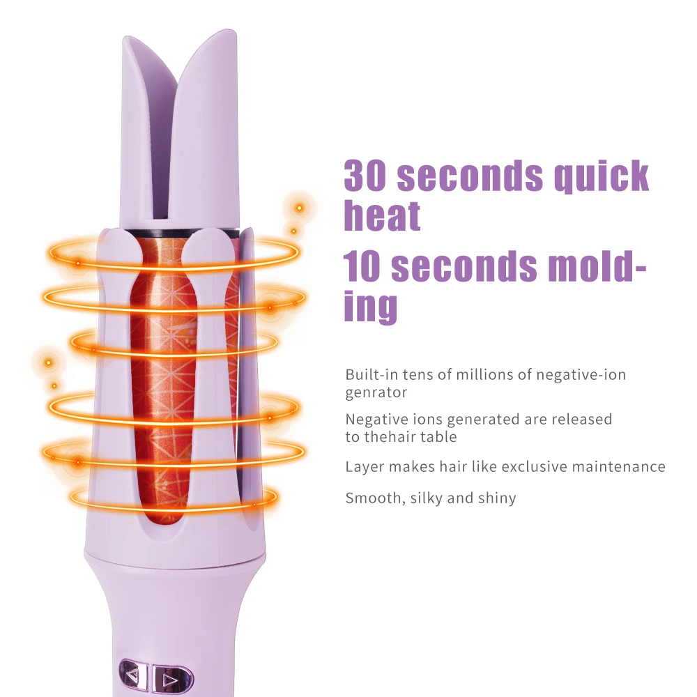 Automatic Hair Curler 32MM Big Wave Auto Rotating Ceramic Hair Roller Professional Curling Iron Hair Waver Wand Styling Tools