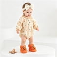 thumbnail image 2 of Ecetana Baby Fuzzy Bootie Slippers Halloween Cozy Sock Shoes Soft Infant Shoes Warm Fleece Slippers for Toddlers, 2 of 6