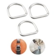 thumbnail image 2 of 3 Pieces D Rings Durable Multifunctional Buckles for DIY Backpacks Key Chain 5.5cmx5cm, 2 of 8