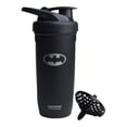 thumbnail image 1 of Smartshake Justice League Reforce Batman Logo Shaker Bottle 900ml, DC Comics Botella de agua de acero inoxidable, Batman Regalos para hombres, 1 of 5