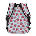 thumbnail image 4 of Fotbe Strawberries Pattern Casual Backpack for School, Travel, and Outdoor Activities - Durable, Lightweight, and Comfortable, 4 of 5