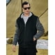 thumbnail image 2 of Sudadera con capucha para hombre, chaqueta deportiva con cremallera, chaqueta con capucha de forro polar, 2 of 5