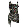 thumbnail image 6 of Tutolipy Polka Dot Floral Print Girls One Piece Swimsuit with Cover Up, Quick Dry Girls Swimsuit for Teens, Removable Bra 17-18 Years Old, 6 of 10
