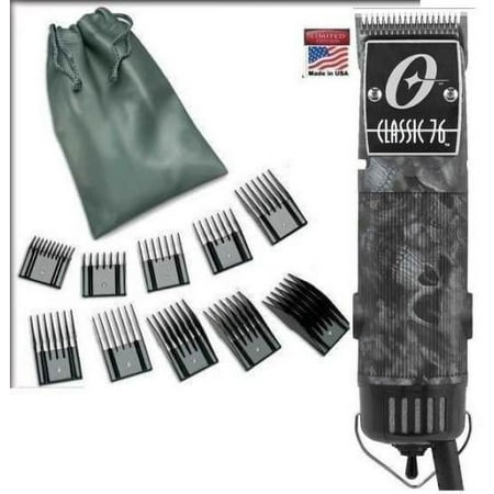 Oster Classic 76 Skulls Skulz Limited Edition Hair Clipper + 10 Piece Combs