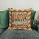 thumbnail image 4 of Yuarrent Funda de almohada decorativa, decoración de Halloween, funda de almohada acogedora con patrón de calabaza, funda de cojín cuadrada para sofá, Decoración del hogar siete SXYM42 Yuarrent HA060851-07B, 4 of 6