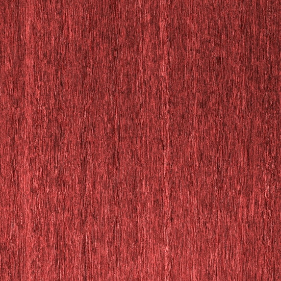 Ahgly Company Indoor Square Abstract Red Modern Area Rugs, 3' Square