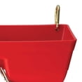 thumbnail image 3 of Little Giant FF16RED 9 Quart Heavy Duty Feed Trough Bucket Fence Feeder, Red, 3 of 5