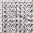 thumbnail image 4 of oneOone Velvet Brown Fabric Animal Cat Craft Projects Decor Fabric Printed By The Yard 58 Inch Wide, 4 of 4