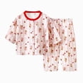 thumbnail image 2 of TOWED22 Infant Toddler Baby Girl Boy 2pcs Long Sleeve Sweatshirt Tops and Pants Set Cartoon Print Fall Winter Clothes Outfits Clothing(Pink,1-2 Y), 2 of 4