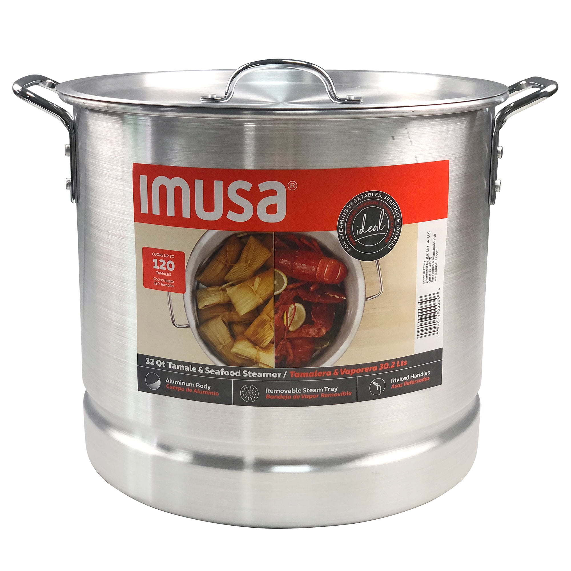 IMUSA 32qt Aluminum Steamer