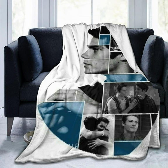 Dylan O''Brien Blanket Anti-Pilling Throw Blanket Plush Blanket Lightweight & Ultra-Soft, Warm & Comfy Flannel Fleece Blanket for Couch, Bed, Sofa, 40x50
