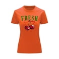 thumbnail image 1 of Playera Blusa De Cerezas Fresh Cherry Ropa Para Mujer Ropa Para Dama Color Anaranjado Talla Grande Marca Emil SaEs, 1 of 4