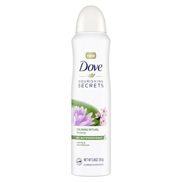 Dove Calming Ritual Spray Antiperspirant Deodorant 3.8 Oz - Walmart.com