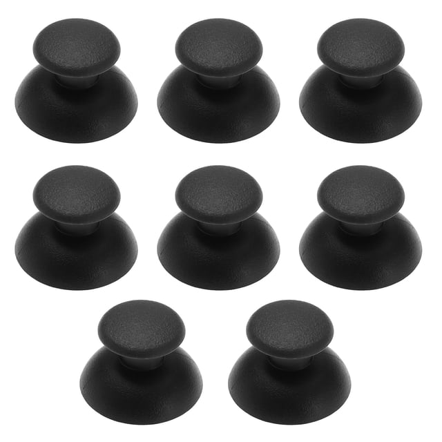 eMagTech 8 Pcs Joysticks Compatibles avec Manette PS3 Poignée Joystick Capuchon de Remplacement Accessoires de Réparation Noir