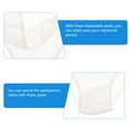thumbnail image 3 of OULII 4Pcs Disposable Cotton Underwear White Breathable Female Underpants for Postpartum Home Use Comfortable, 3 of 8