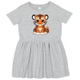 thumbnail image 3 of Inktastic Cute Baby Tiger Girls Toddler Dress, 3 of 5