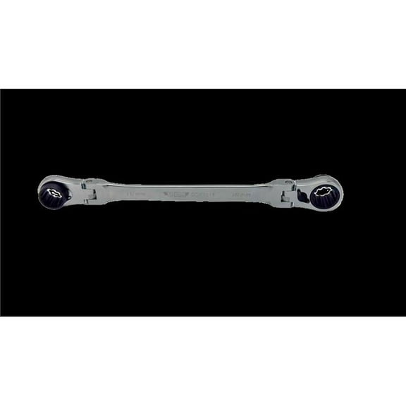 VIM Tools 16X18 mm Double Deep Spline Flex Head Ratcheting Wrench