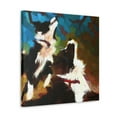 thumbnail image 2 of Border Collie Impasto - Canvas, 2 of 10