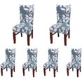thumbnail image 1 of SoulFeel Set of 6 Dining Chair Covers, Stretch Spandex Dining Room Protector Slipcovers (Style 50, Beetle), 1 of 8