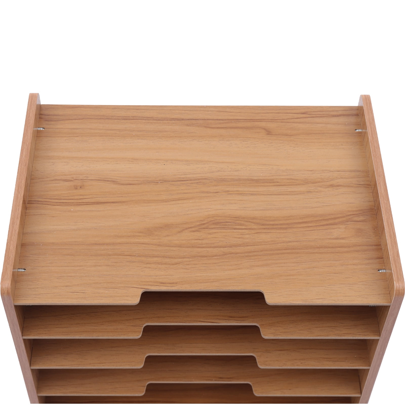 High-Density File Organizer with 7 Layers, Space-Saving Design, Adjustable, Easy to Assemble and Clean