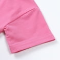 thumbnail image 6 of TOWED22 Girls Summer Outfits Casual Lounge Set Cap Sleeve T Shirt and Elastic Waist Shorts 2 Piece Clothing Sets(Hot Pink,8-9 Y), 6 of 9