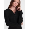 thumbnail image 4 of No Boundaries Waffle Knit Romper, Women’s XS-2X, 4 of 5