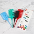 thumbnail image 3 of UKCOCO Hair Dyeing Comb Abs Assorted Color For Hair Coloring Tool 4Pcs Set 9.8In 3.1In, 3 of 5