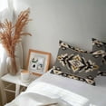 thumbnail image 6 of Lumbar Pillow Covers 20x12 Inch Set of 2, Grey Orange Black Waterproof Outdoor Pillow Covers, Geometric Boho Ethnic Southwestern Decorative Cushion Pillowcases for Couch, Sofa, Bed, Garden, Patio, 6 of 9
