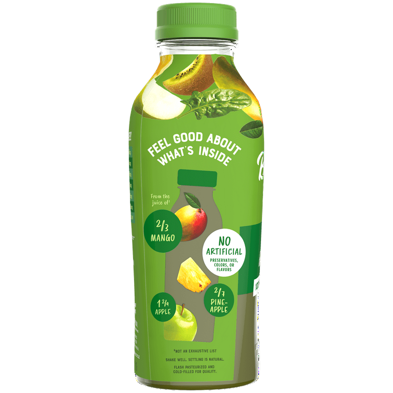 Bolthouse Farms Fruit Juice Smoothie, Green Goodness, 15.2 fl. oz. Bottle